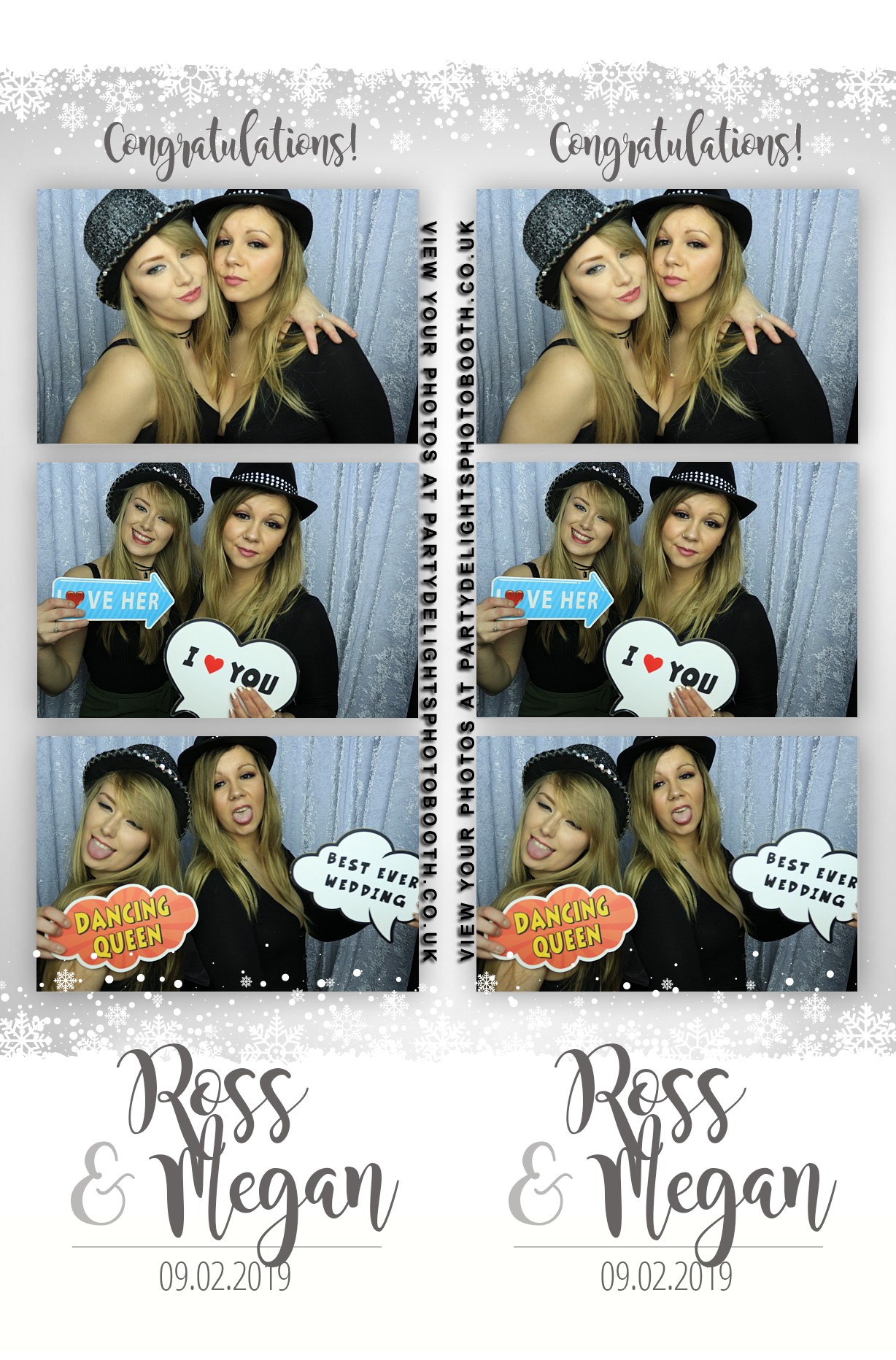 Ross and Megan’s Wedding - Prints | View more photos from the event at gallery.partydelightsphotobooth.co.uk/u/PartyDelightsPhotoBooth/Ross-and-Megan’s-Wedding-Prints
